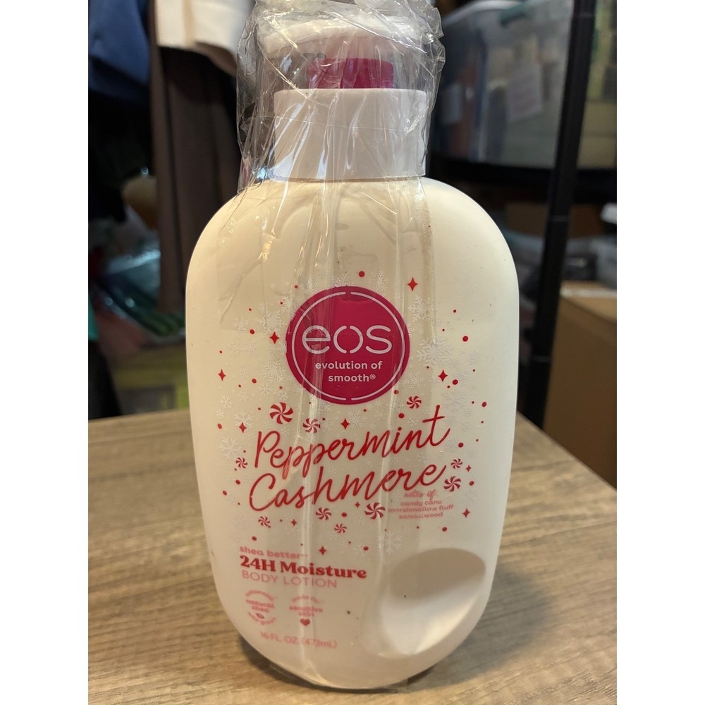 EOS Peppermint Cashmere Shea Better 24H Moisture Body Lotion 16oz New Sealed